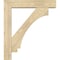 Ekena Millwork Imperial Block Rough Sawn Bracket w/ Offset Brace, Douglas Fir, 6"W x 28"D x 32"H BKT0604X28X32IMP05RDF - alternate 2